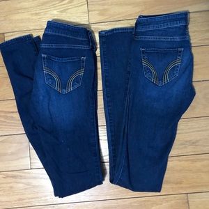 2 Pairs Hollister Jean Leggings Size 00 Long